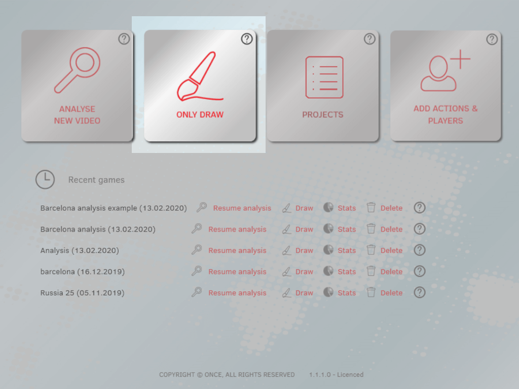 New version – Once Sport Analyser PRO 1.2.0.0