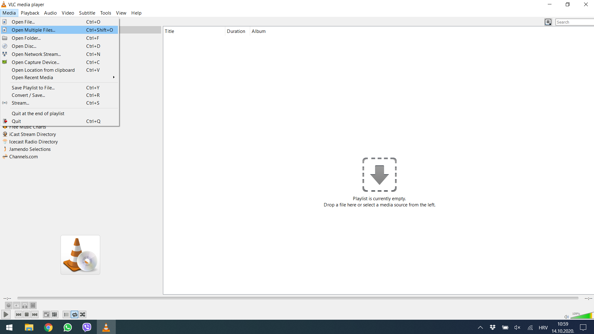 Step 1 - Open mutliple files - Once Sport Analyser and VLC
