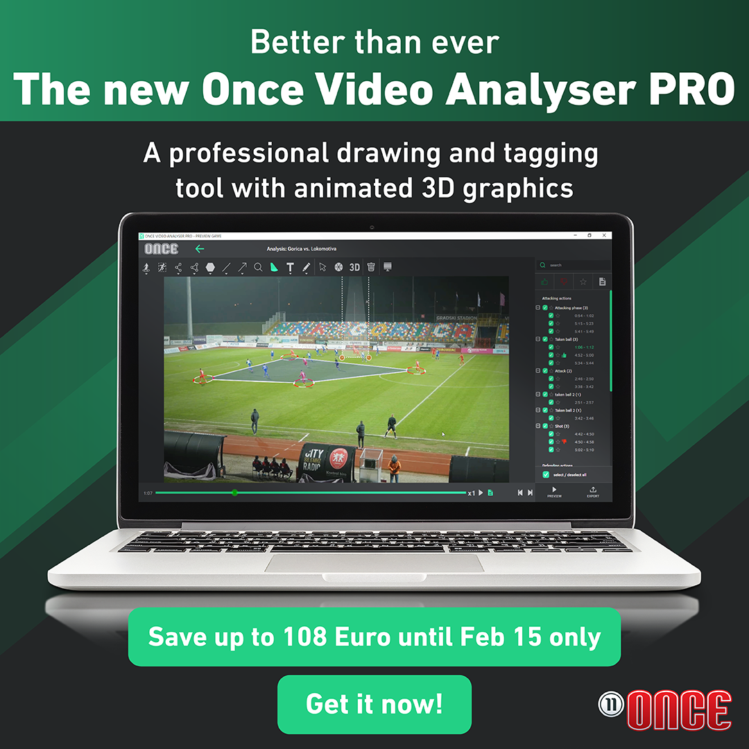 All new Once Sport Analyser PRO 2.0 – massive improvements for the same price