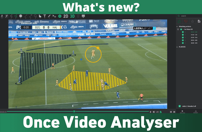 New version of Once Sport Analyser for Windows and macOS – all you need to know