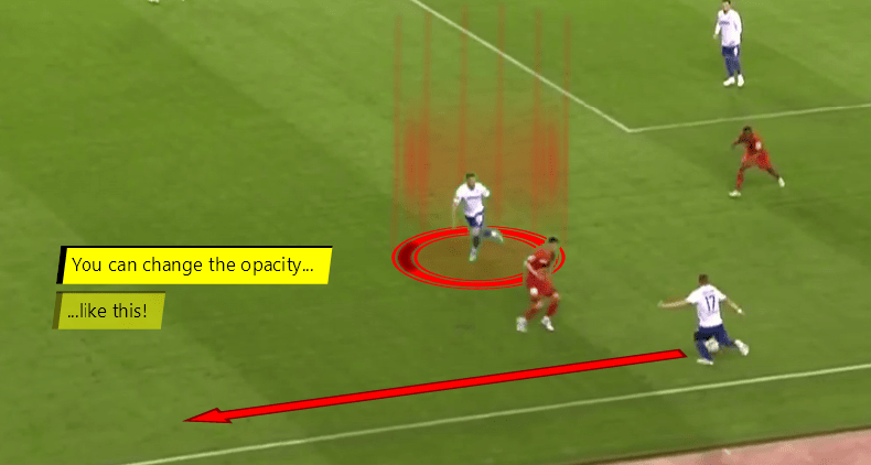 New text box Once Sport Analyser