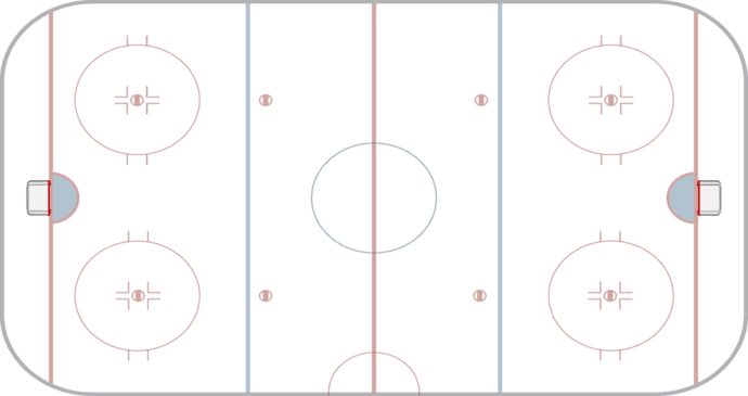 Ice Hockey 2D Field Once Sport Analyser