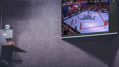 Professional drawing with 3D animated graphics