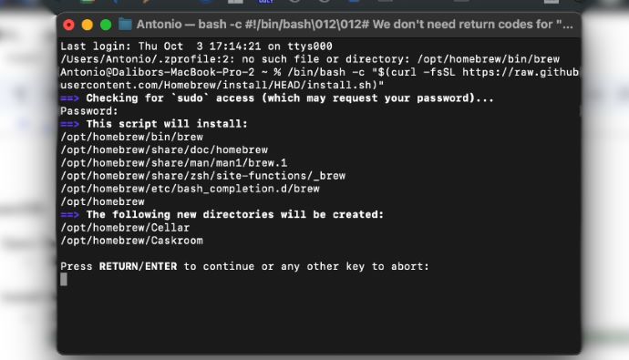 Homebrew installation macos Homebrew installation macos Once Sport