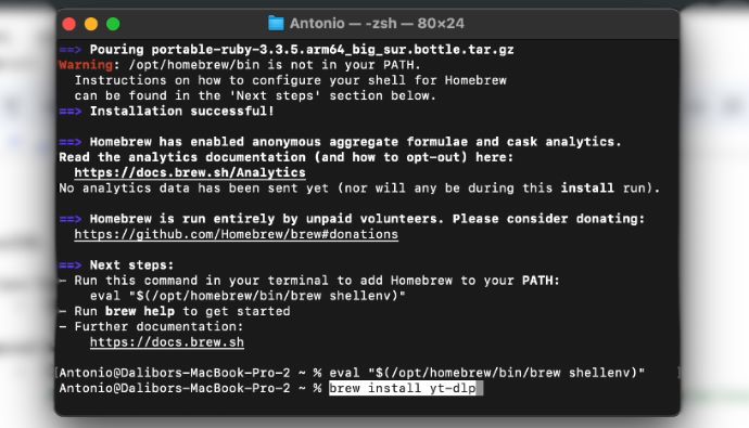 yt-dlp installation yt-dlp installation Once Sport