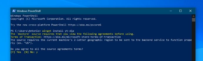 Powershell Powershell install yt-dlp Once Sport