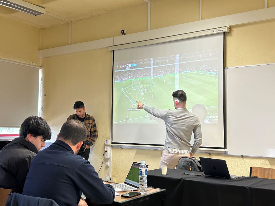 IPVC students using Once Sport to analyse