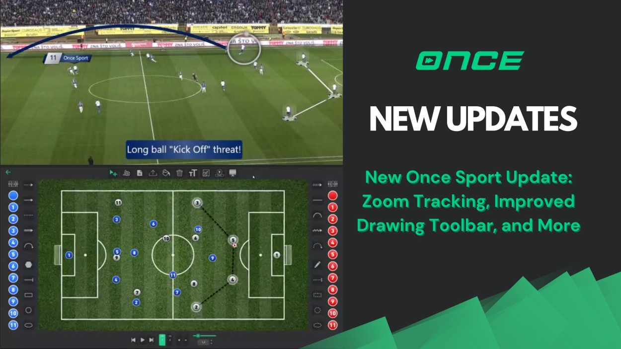 New Once Sport Update: Zoom Tracking, Improved Drawing Toolbar and More