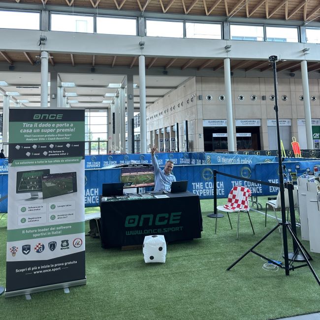 Once Sport Stand at the Coach Experience 2025