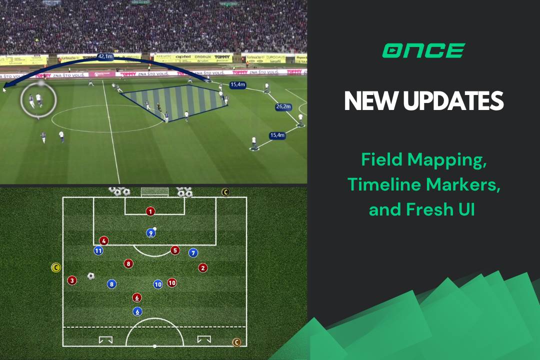 Field Mapping, Timeline Markers, Fresh UI: the latest Once Sport update