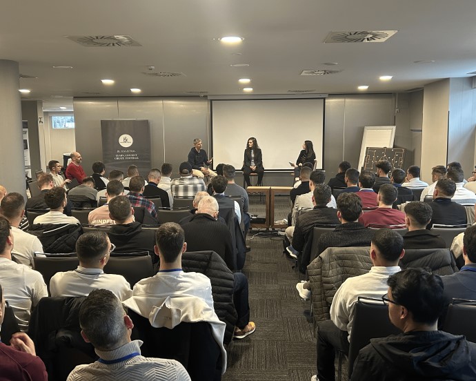 Montse Tomé at the BeMagistral Football Summit