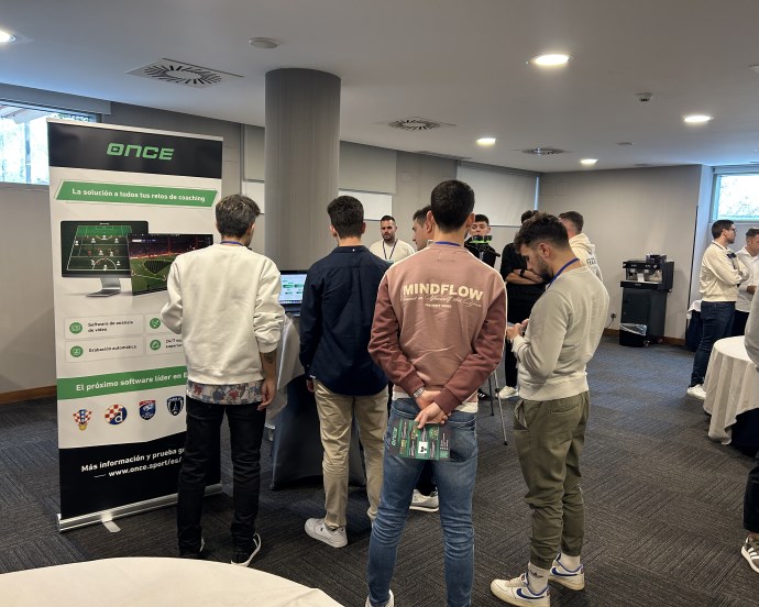 Once Sport stand at the BeMagistral Football Summit