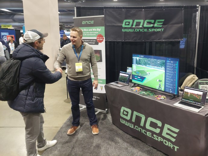 USCC 2026 Once Sport stand USCC 2026 Once Sport booth