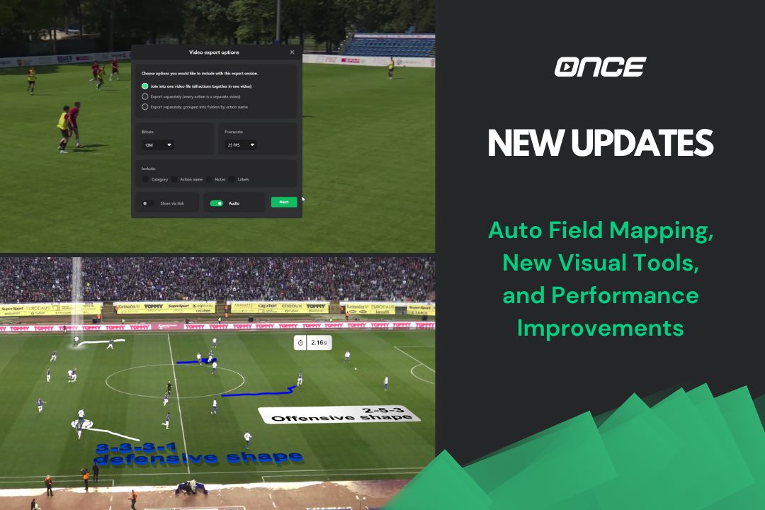 Once Sport Update: Auto Field Mapping, New Visual Tools, and Performance Improvements